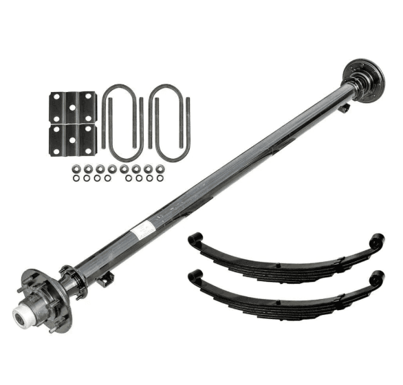 7000lbs trailer idler axle 8 on 6.5 — 7K-Idler Axle-8*6.5