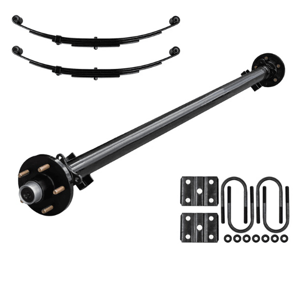 2000lbs trailer electric axle 5 on 4.5 — 2K-Brake Axle-5*4.5