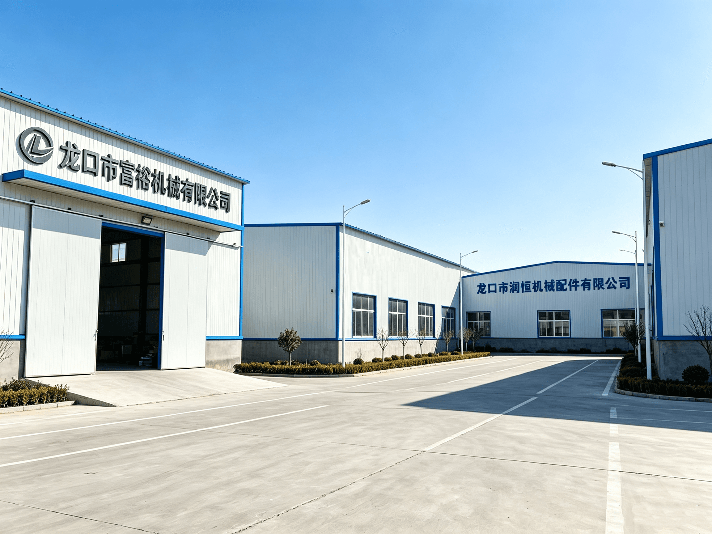 Exterior of the RUNHENG manufacturing facility in Longkou, Shandong